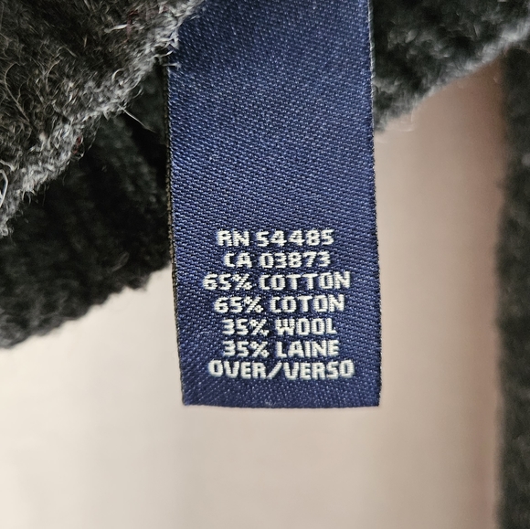 NWOT American Eagle gray striped wool blend Vintage slim sweater Mens Small - Picture 5 of 5